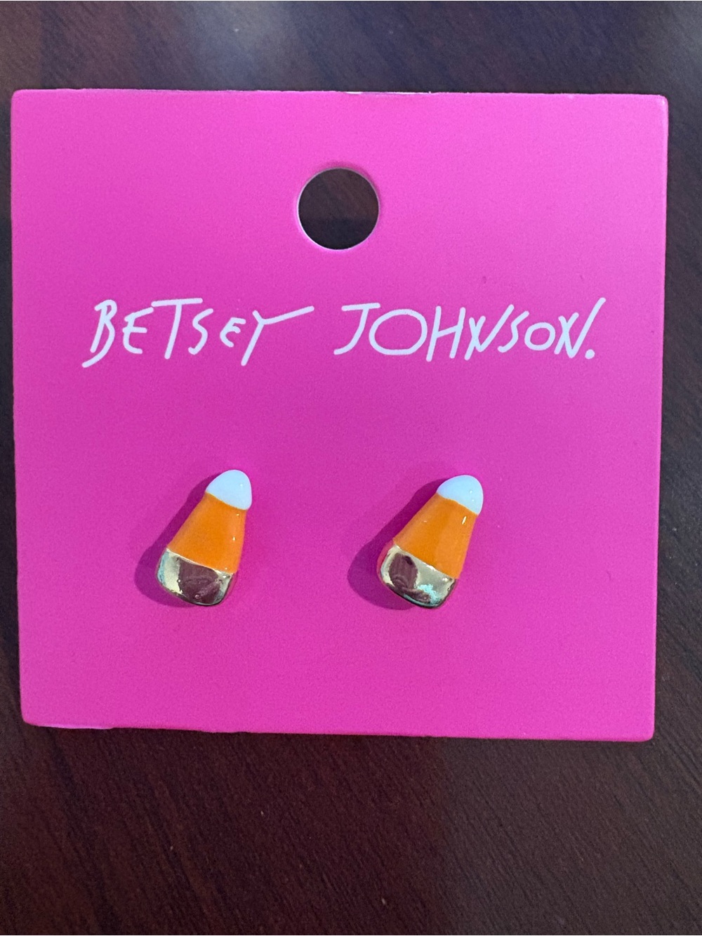 Candy Corn Earrings
